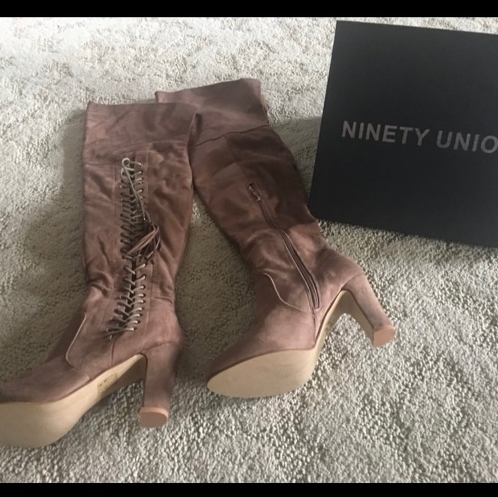 Ninety Union over the knee boots - nib - size 9.5 - brand new